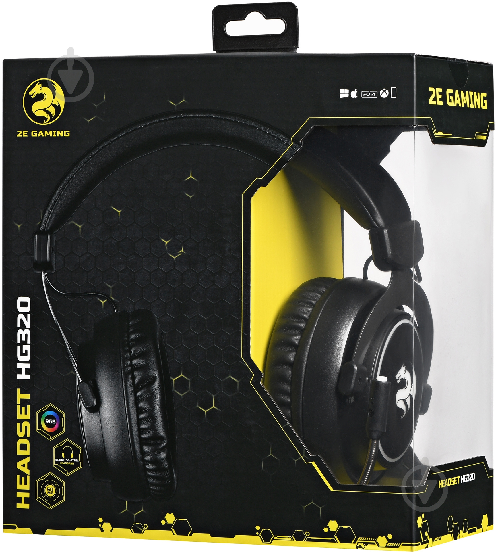 Гарнитура 2E Gaming RGB 2E-HG320B black (2E-HG320B) - фото 7