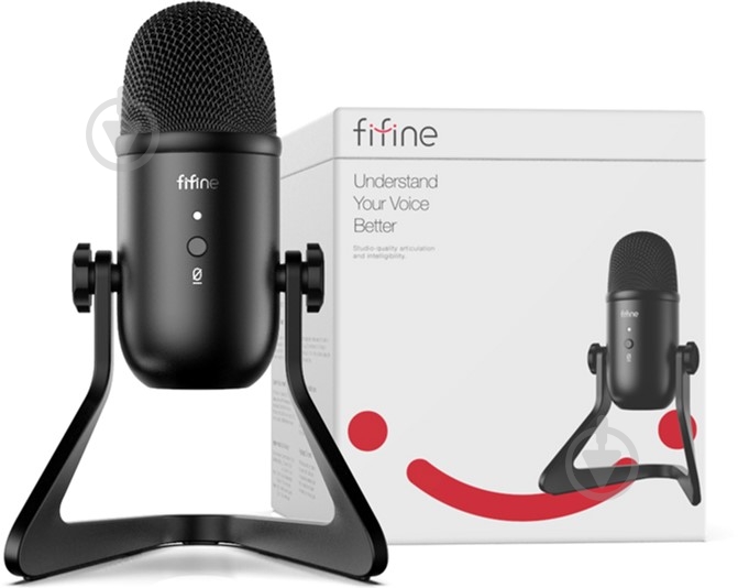 Микрофон FIFINE K678 Black - фото 2