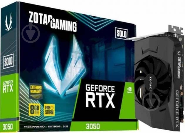 Видеокарта Zotac GeForce RTX 3050 8GB GDDR6 128bit (ZT-A30500G-10L) - фото 6 Видеокарта Zotac GeForce RTX 3050 8GB GDDR6 128bit (ZT-A30500G-10L) - фото 6