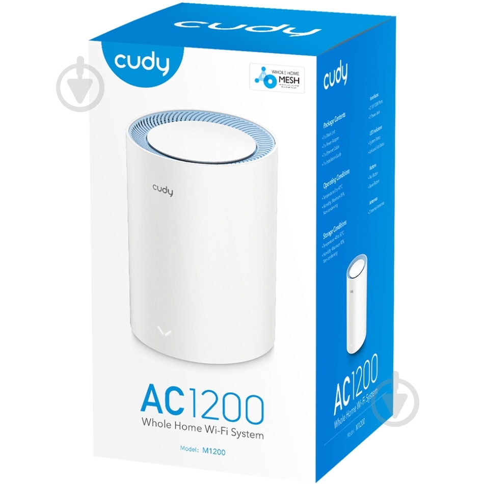 Wi-Fi-система Cudy Mesh Solution M1200 (1-Pack) - фото 5