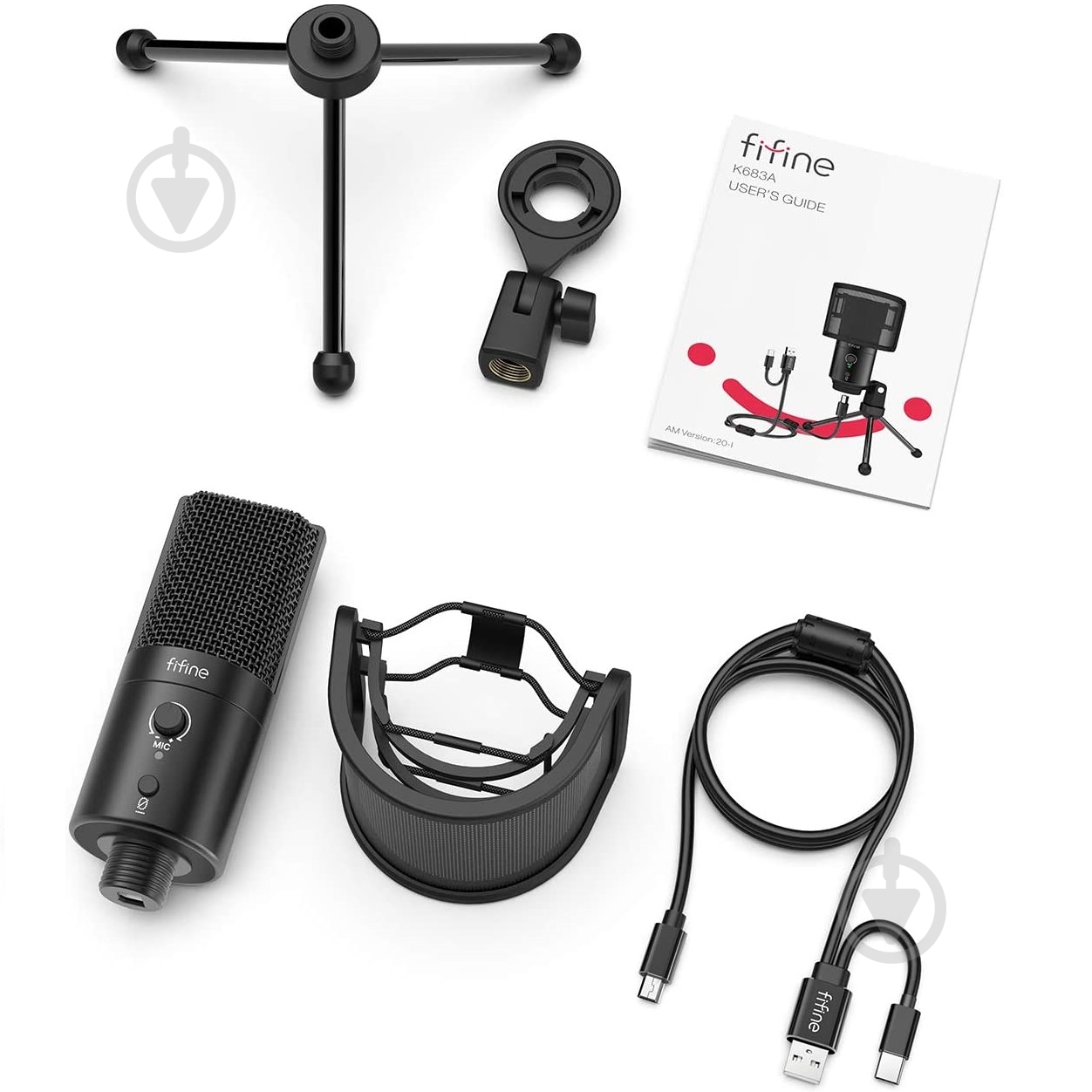 Микрофон FIFINE K683A USB/USB C - фото 4