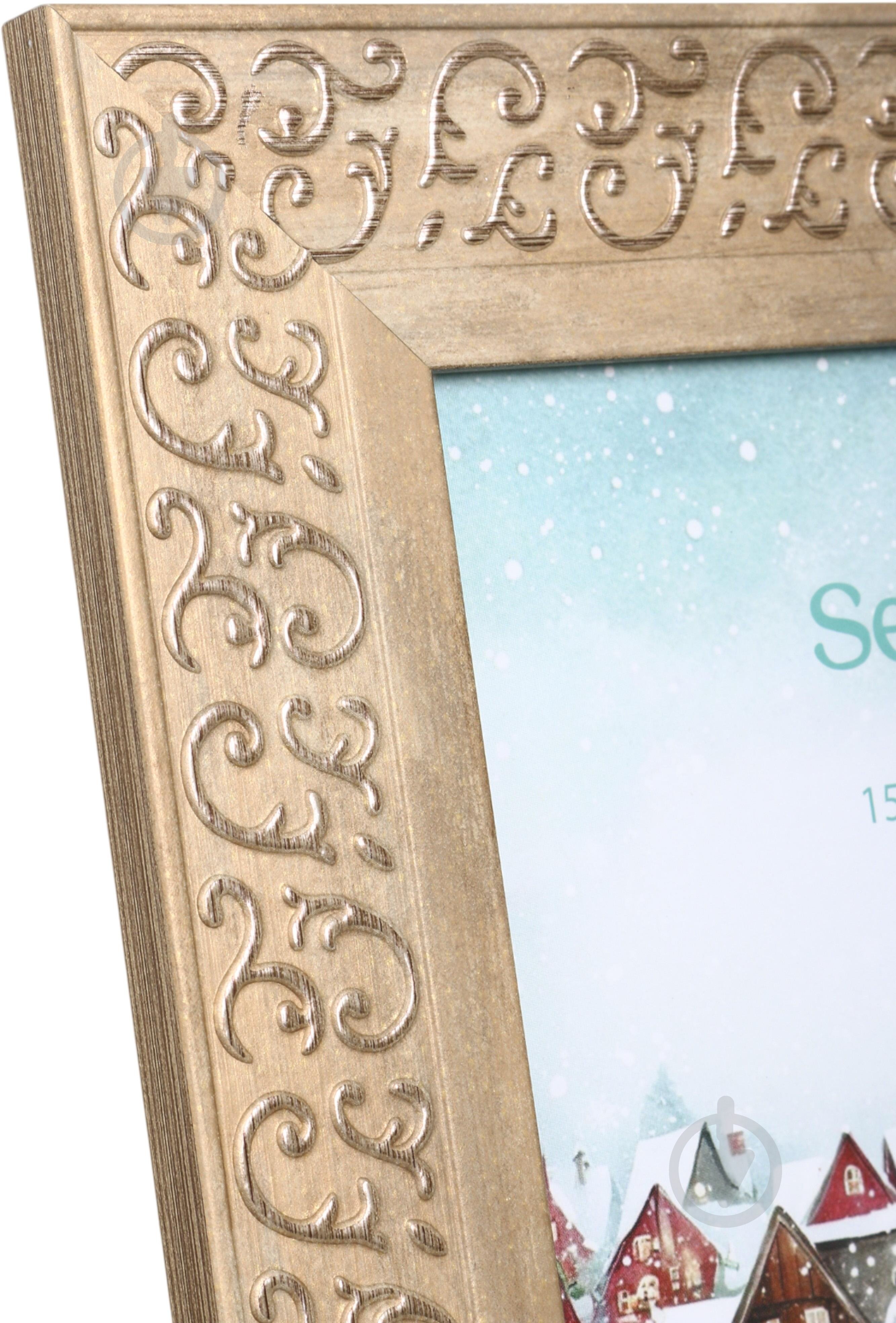 Рамка для фото Sensio ЕА-01935 1 фото 15x21 см золотой - фото 3