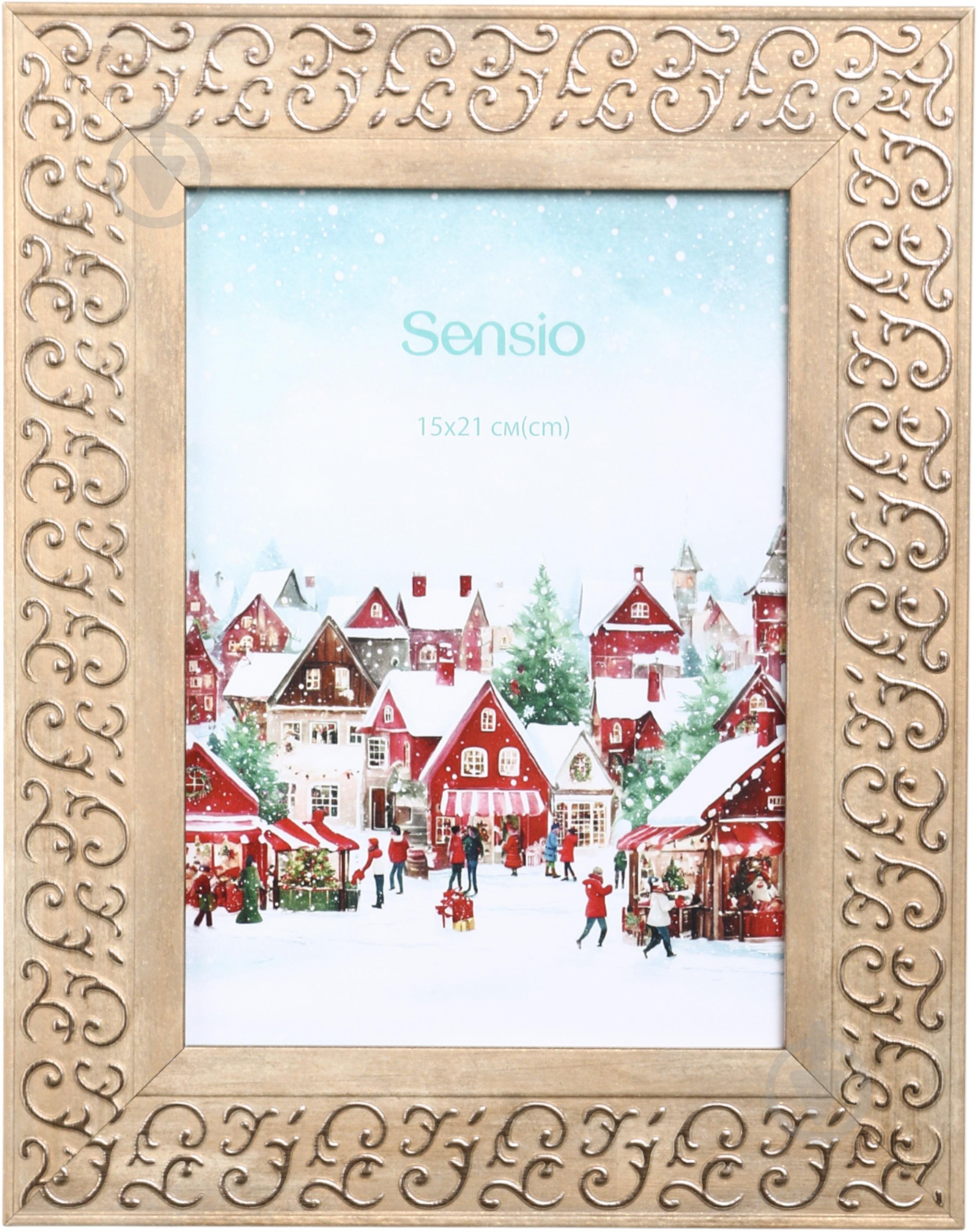 Рамка для фото Sensio ЕА-01935 1 фото 15x21 см золотой - фото 1