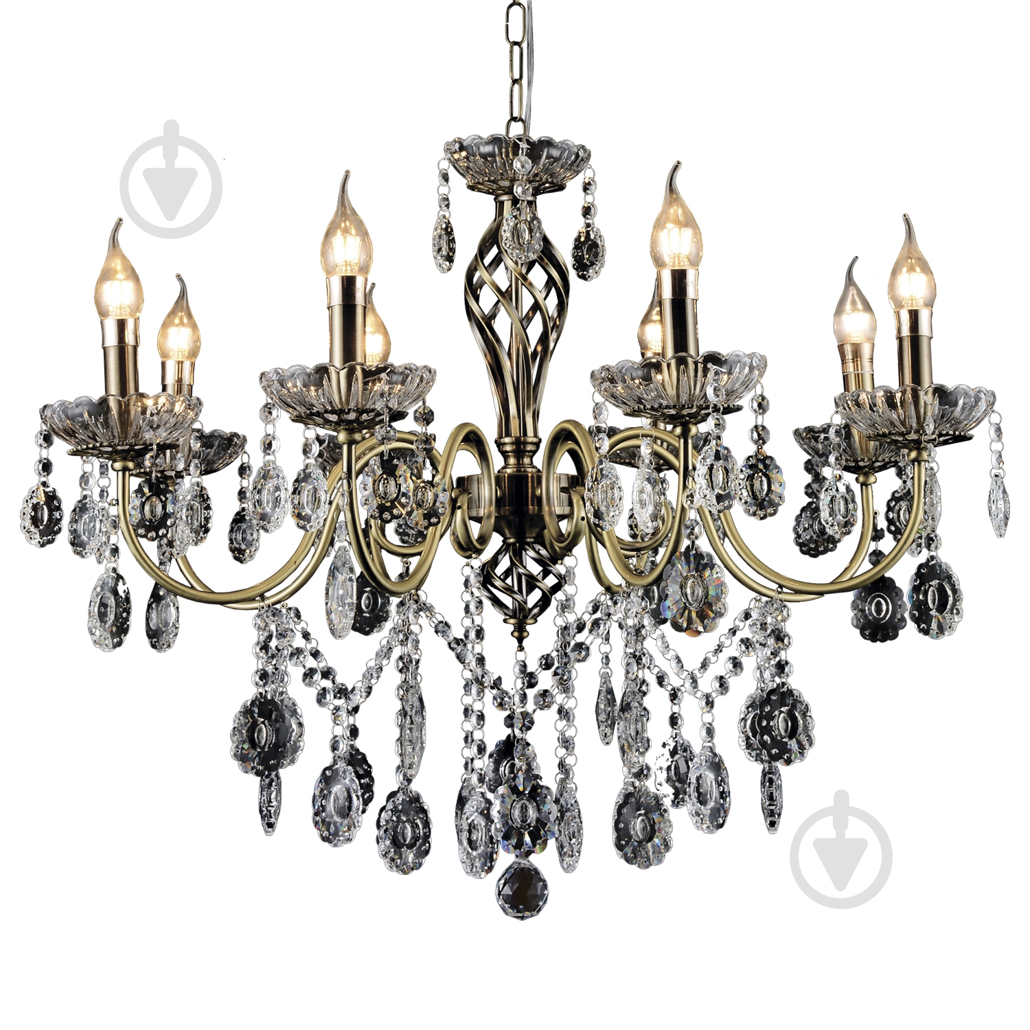 Люстра Victoria Lighting 8x40 Вт E14 бронза Candice/SP8 - фото 1