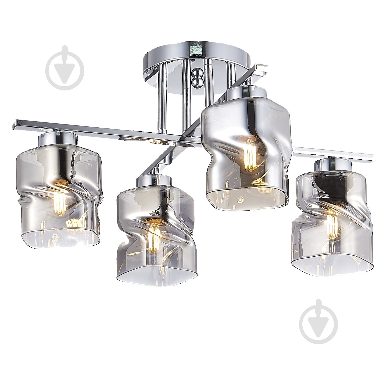 Люстра Victoria Lighting 4x60 Вт E27 хром Smith/PL4 - фото 1