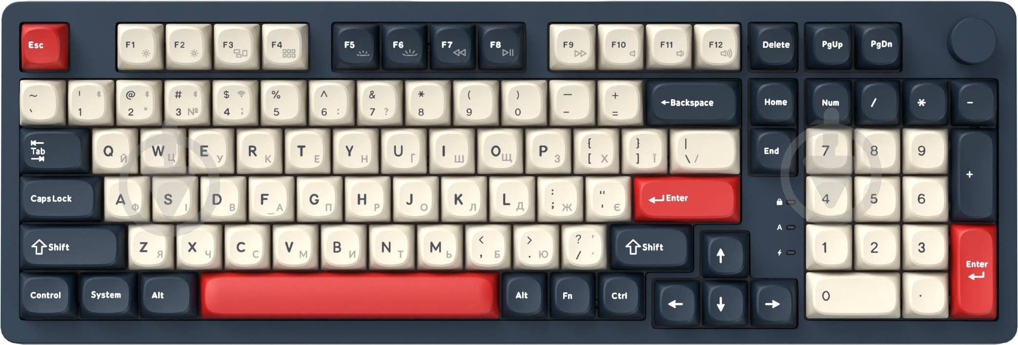 Клавиатура беспроводная GamePro (MK305BL) Asgard Drakkar - фото 1