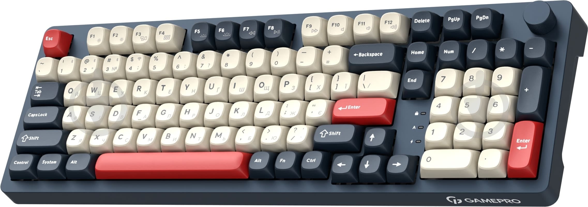 Клавиатура беспроводная GamePro (MK305BL) Asgard Drakkar - фото 2