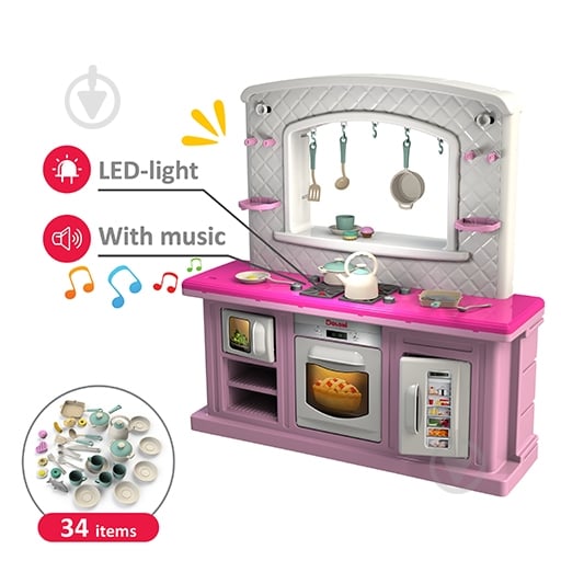 Кухня Doloni розовая 01480/10 - фото 1