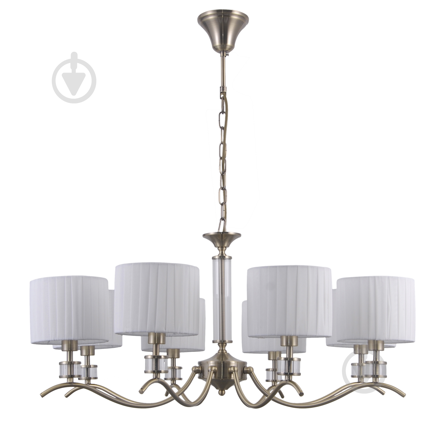 Люстра Victoria Lighting 8x40 Вт E14 бронза Sara/SP8 - фото 1