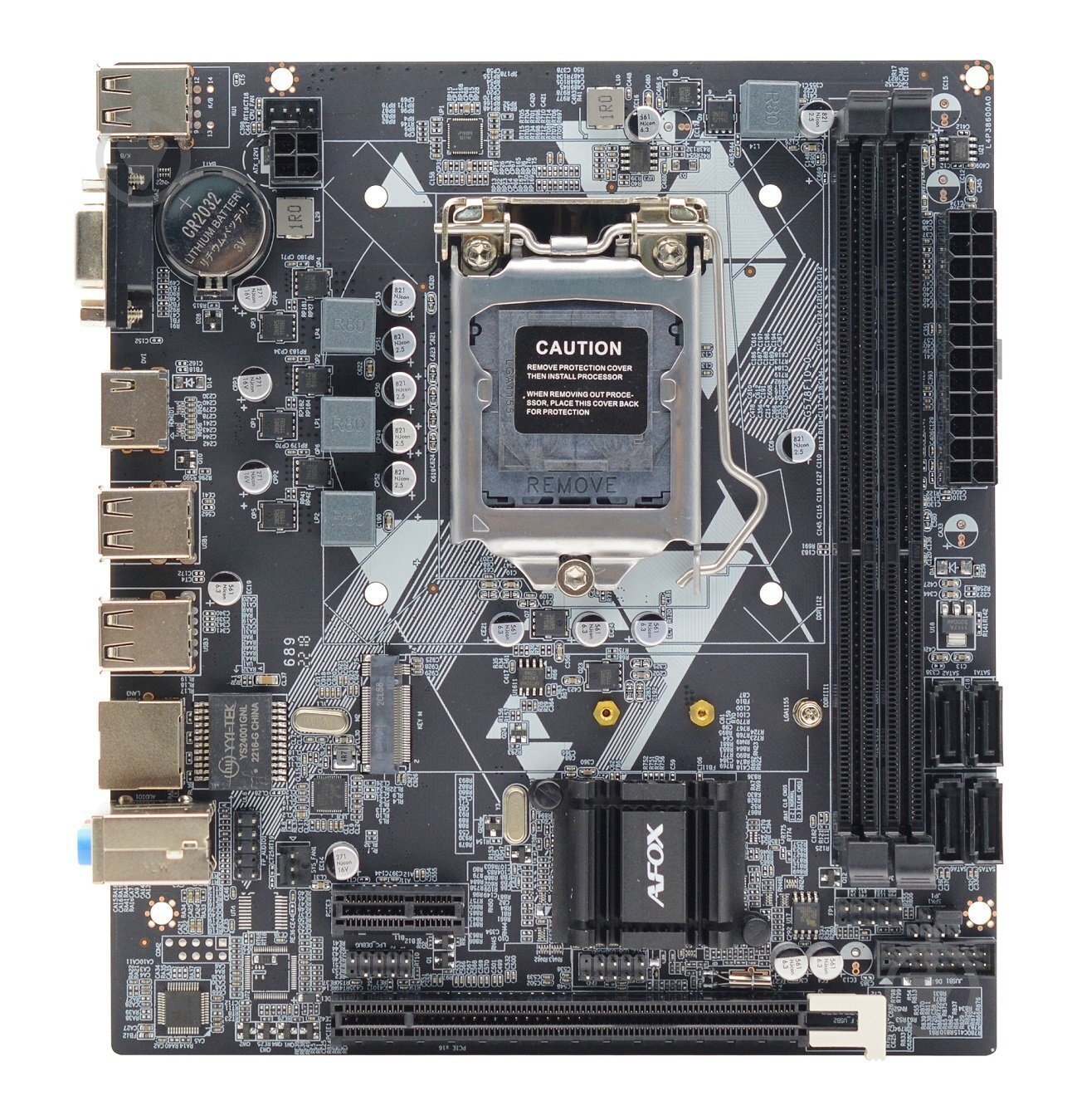 Материнская плата AFOX IH61-MA2-V4 (Socket 1155, Intel H61, micro ATX) - фото 1