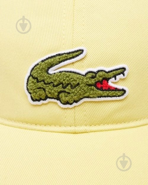 Кепка Lacoste RK3186-107 OS желтый - фото 4