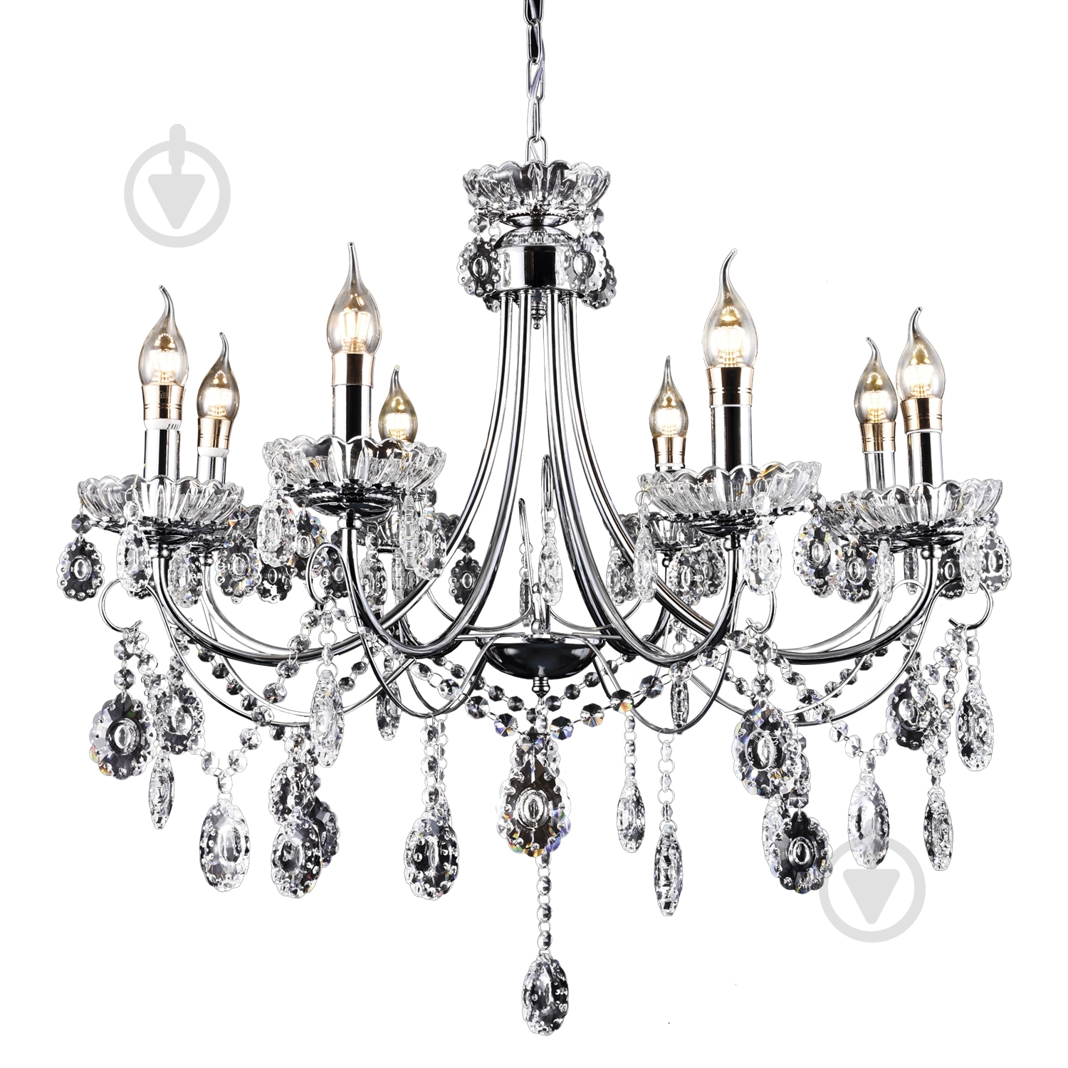 Люстра Victoria Lighting 8x40 Вт E14 хром Astrid/SP8 - фото 1