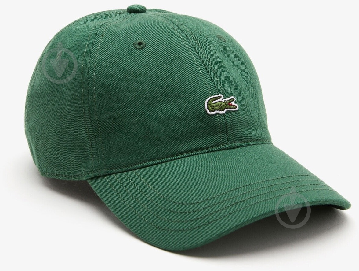 Кепка Lacoste RK0491-132 one size зеленый - фото 1