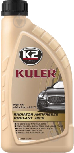 Антифриз K2 Kuler -35 T201B G11 готовый 1 л прозрачный (435299) - фото 1