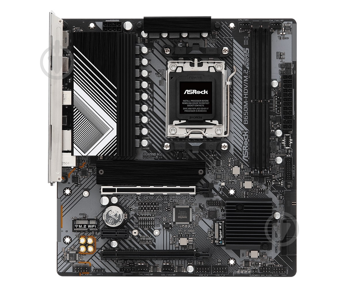 Материнская плата ASRock B650M-HDV/M.2 (Socket AM5, AMD B650, ATX) - фото 2