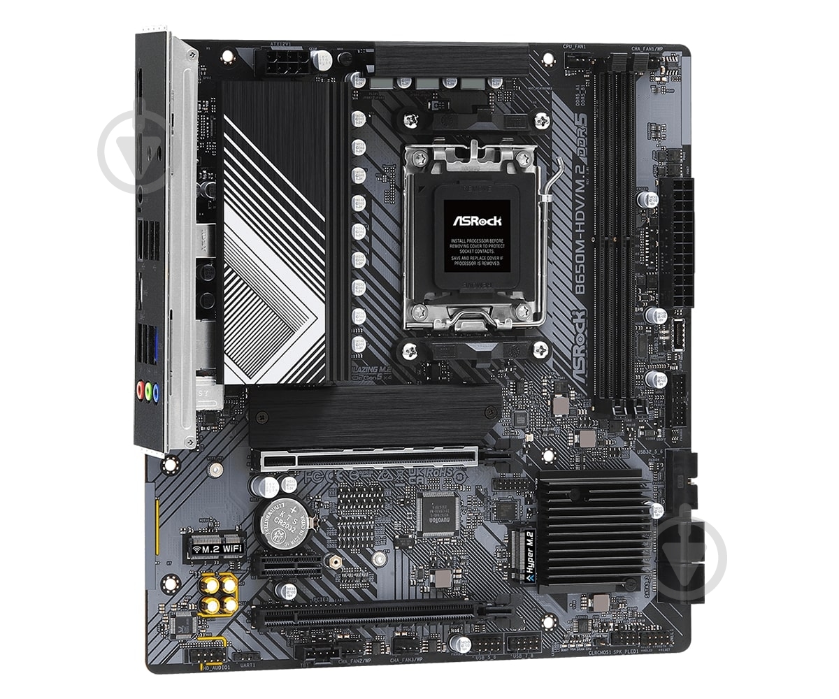Материнская плата ASRock B650M-HDV/M.2 (Socket AM5, AMD B650, ATX) - фото 3