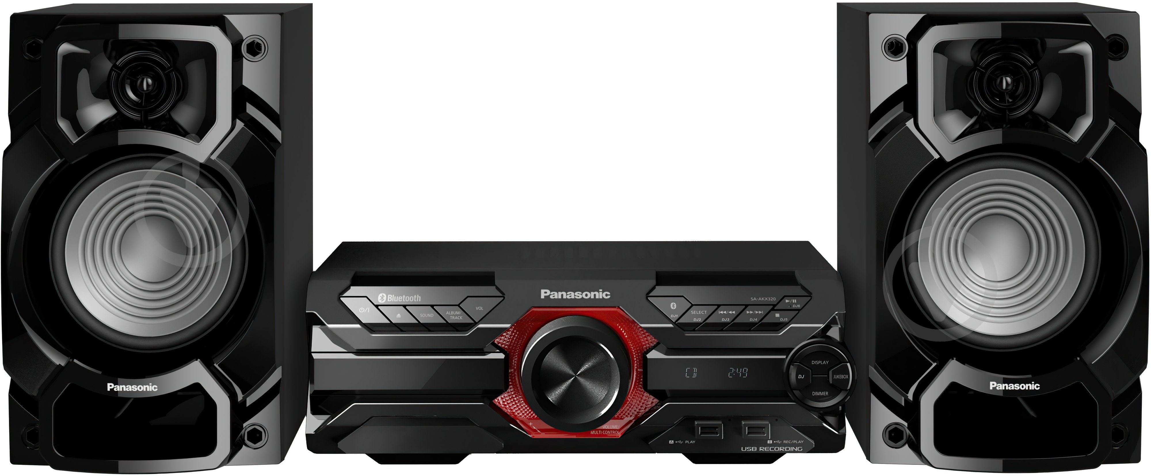 Мини-система Panasonic SC-AKX320GSK black - фото 1