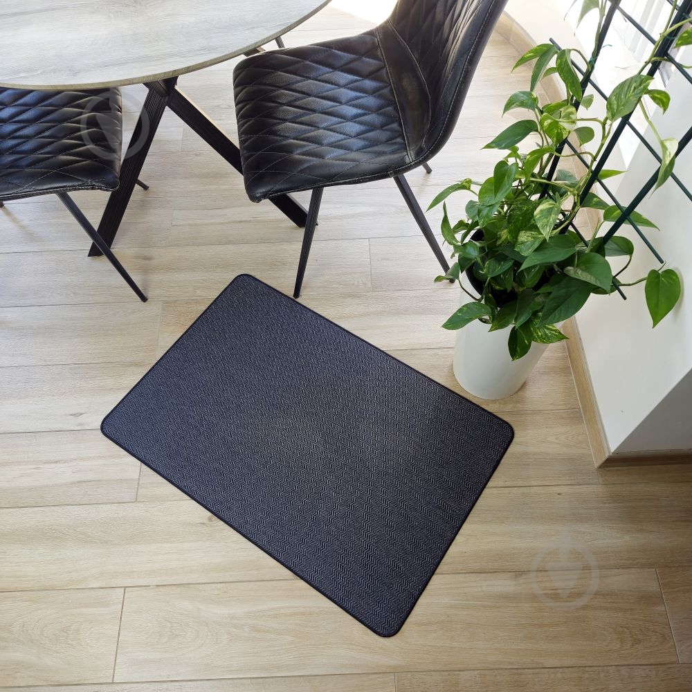 Коврик Dariana TWIST серый 45x75 см - фото 5