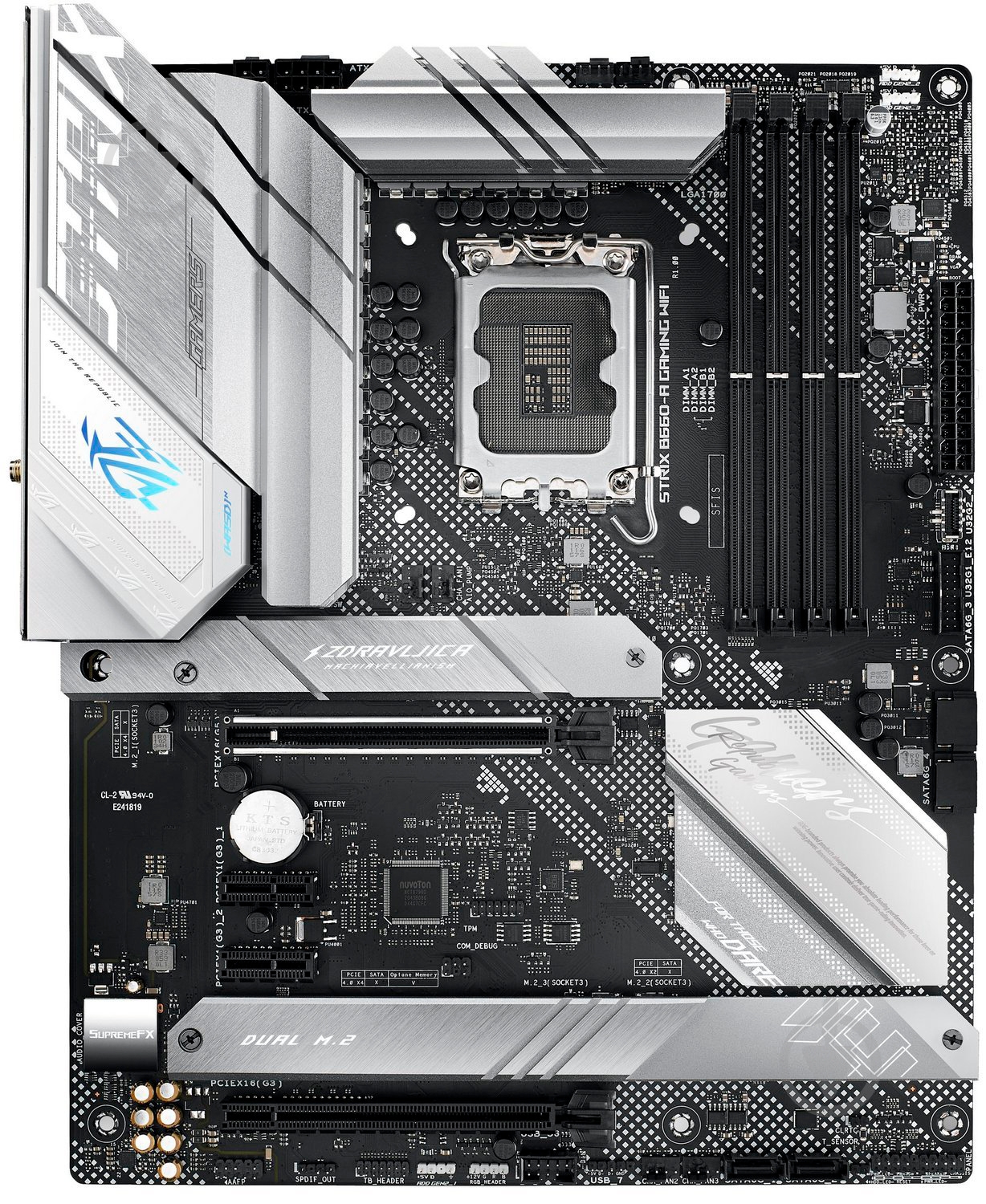 Материнська плата Asus 90MB1B00-M1EAY0 (Socket 1700, Intel B660, ATX) - фото 1