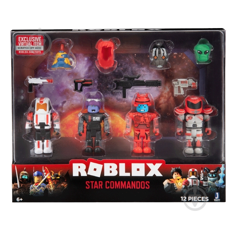 Набор фигурок Jazwares Roblox Mix&Match Set Star Commandos W6 ROB0213 - фото 1 Набор фигурок Jazwares Roblox Mix&Match Set Star Commandos W6 ROB0213 - фото 1