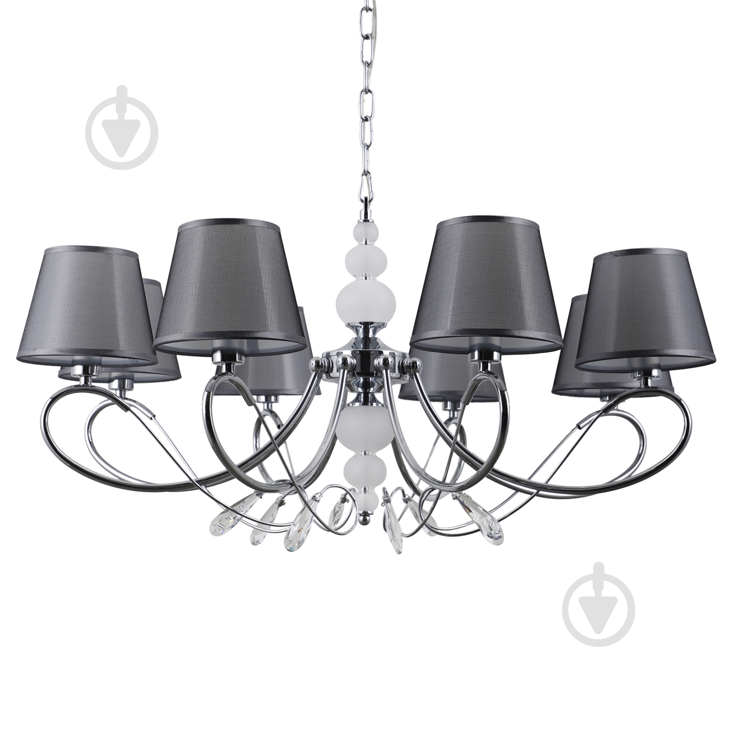 Люстра Victoria Lighting 8x40 Вт E14 хром Heidi/SP8 - фото 1