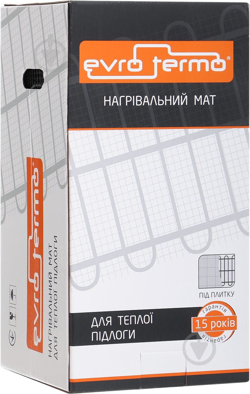 Нагревательный мат Evro-Termo 150, 10,2 кв.м - фото 5 Нагревательный мат Evro-Termo 150, 10,2 кв.м - фото 5