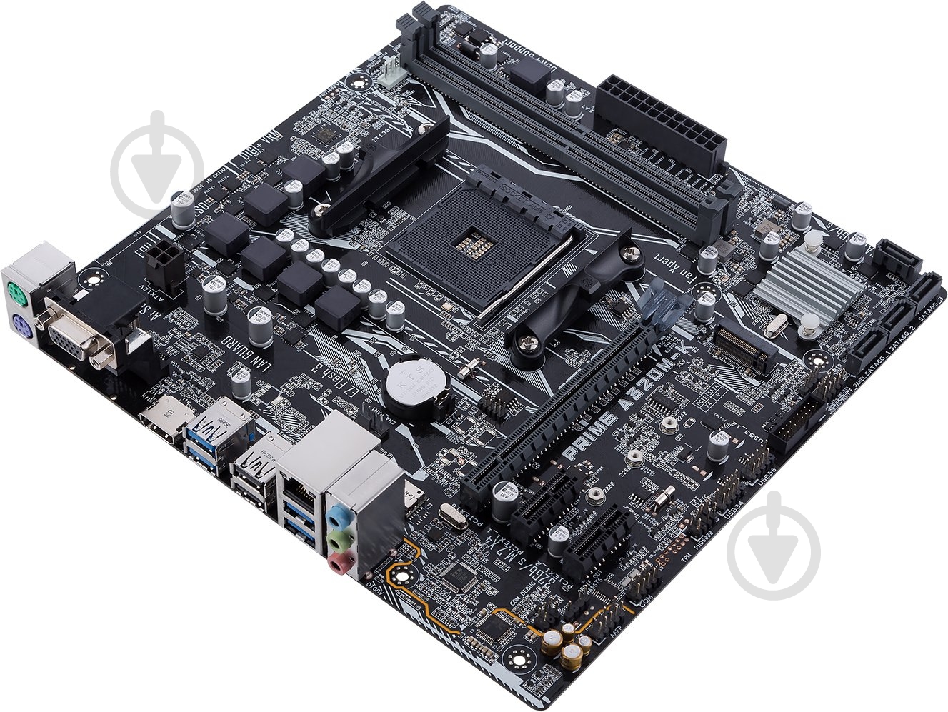 Материнская плата Asus 90MB0TV0-M0EAY0 (Socket AM4, AMD A320, micro ATX) - фото 4
