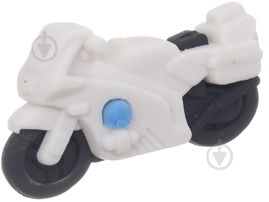 Ластик Мотоцикл белый - фото 1