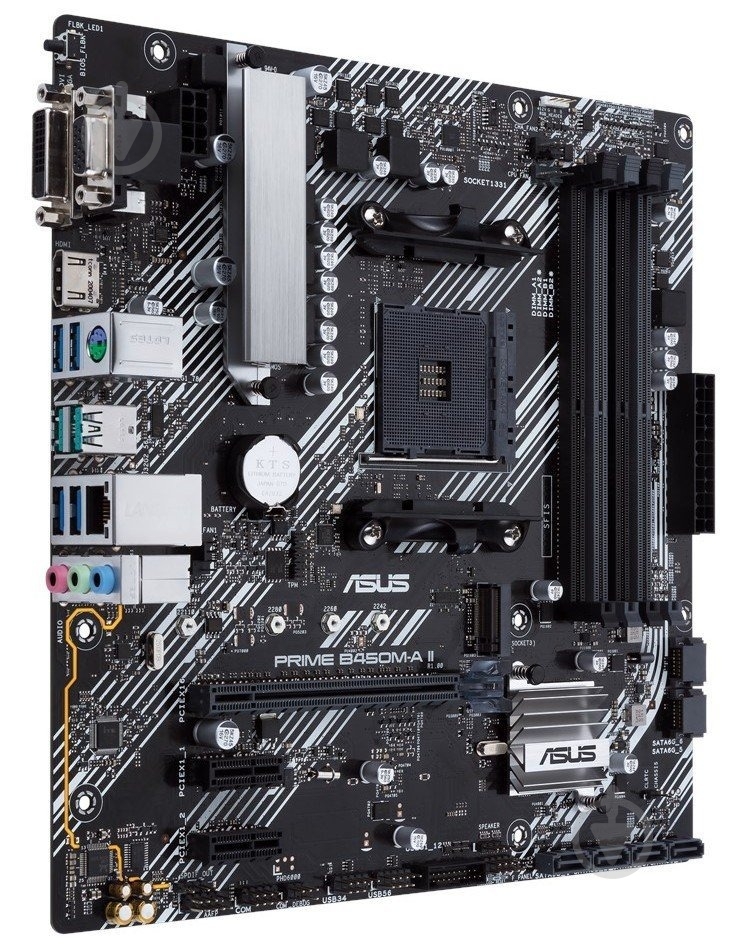 Материнська плата Asus 90MB15Z0-M0EAY0 (Socket AM4, AMD B450, micro ATX) - фото 3 Материнська плата Asus 90MB15Z0-M0EAY0 (Socket AM4, AMD B450, micro ATX) - фото 3