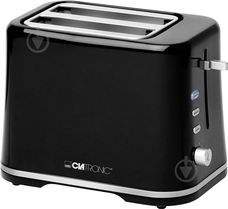 Тостер Clatronic TA 3554 black-silver - фото 1
