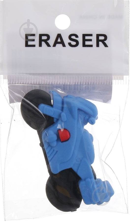 Ластик Мотоцикл голубой - фото 2