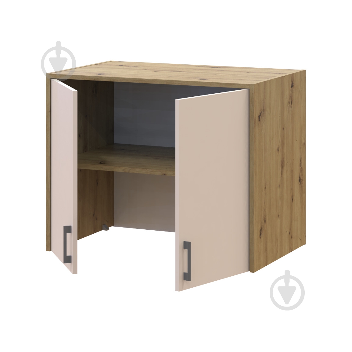 Шафа верхня Doros Антресоль Висока 2ДСП 650х820х520 мм дуб артізан / кашемір - фото 2 Шафа верхня Doros Антресоль Висока 2ДСП 650х820х520 мм дуб артізан / кашемір - фото 2