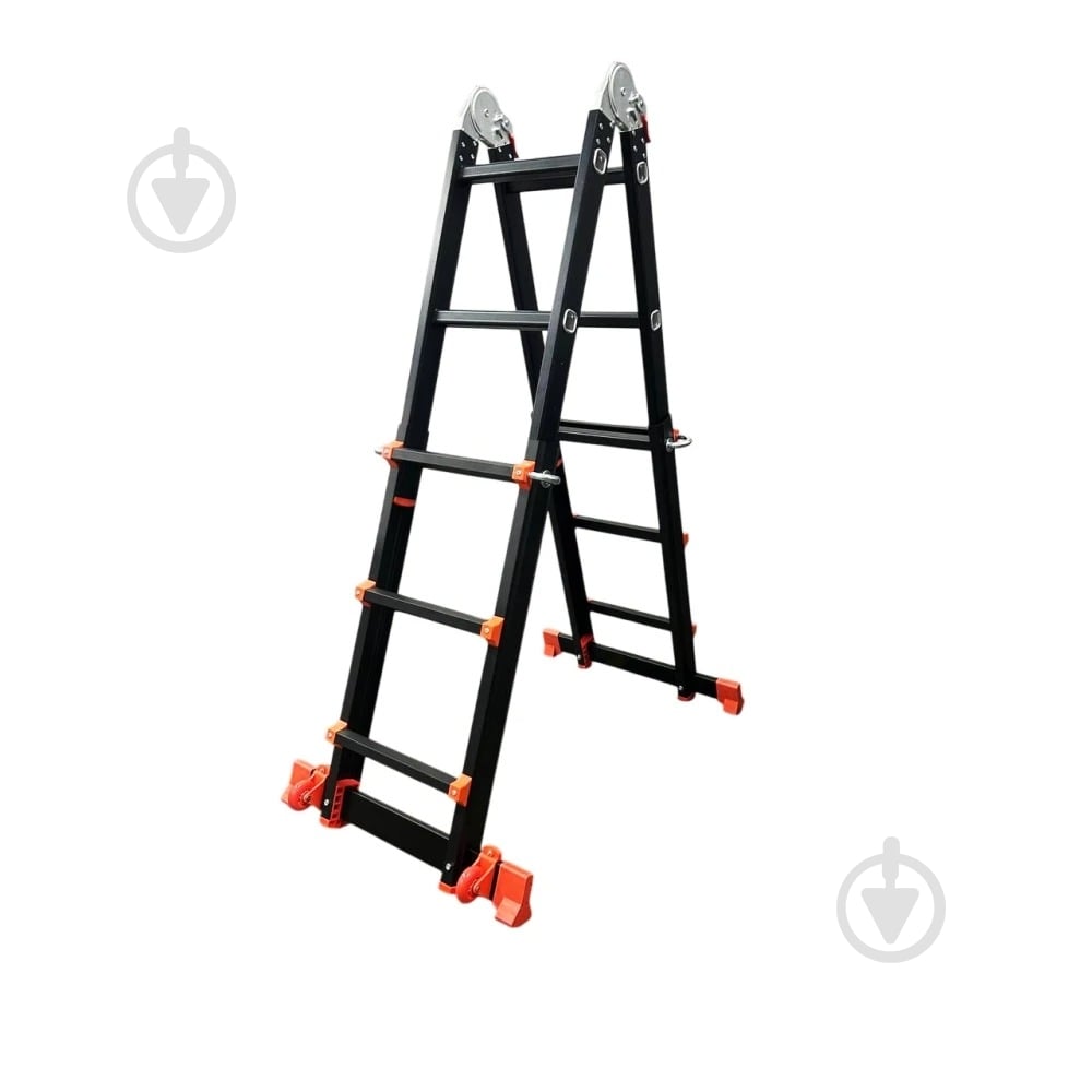 Лестница телескопическая GTM раскладная анодированный алюминий 0.87-2.9м - фото 4 Лестница телескопическая GTM раскладная анодированный алюминий 0.87-2.9м - фото 4