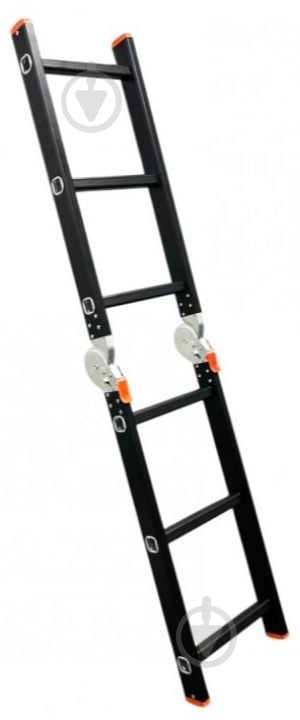 Лестница телескопическая GTM раскладная анодированный алюминий 0.87-2.9м - фото 3 Лестница телескопическая GTM раскладная анодированный алюминий 0.87-2.9м - фото 3