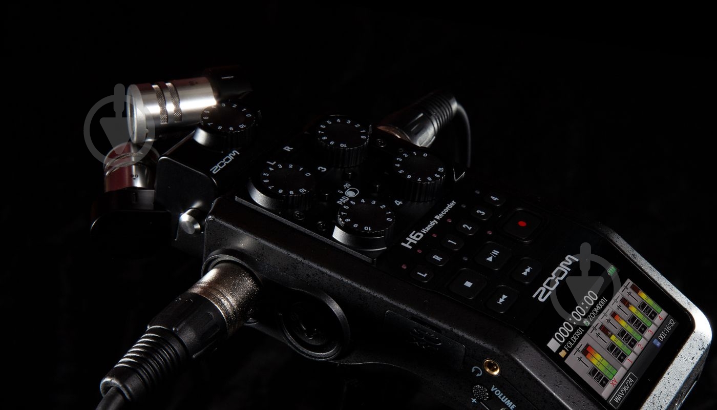 Диктофон Цифровой ZOOM H6 BLK (286610) - фото 9