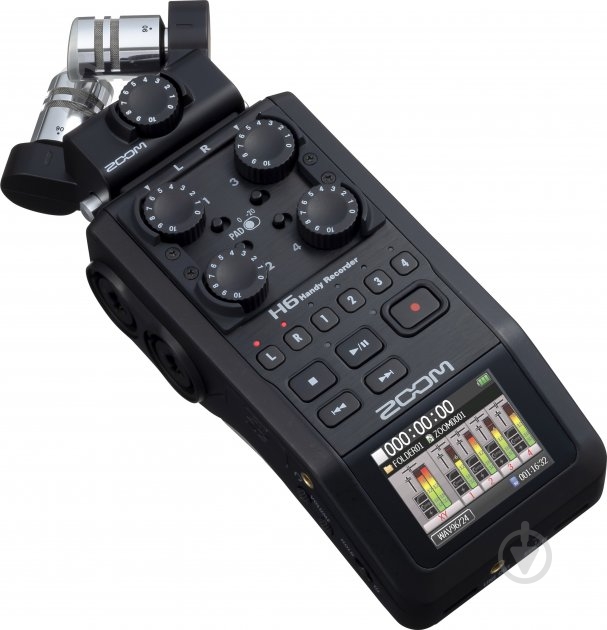 Диктофон Цифровой ZOOM H6 BLK (286610) - фото 4