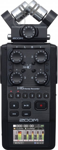 Диктофон Цифровой ZOOM H6 BLK (286610) - фото 1