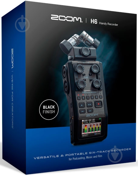 Диктофон Цифровой ZOOM H6 BLK (286610) - фото 18