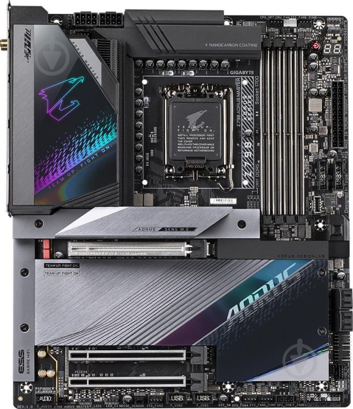 Материнская плата Gigabyte Z790 AORUS MASTER (Socket 1700, Intel Z790, E-ATX) - фото 1