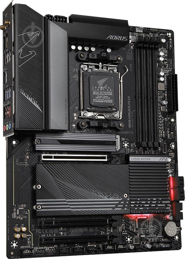 Материнская плата Gigabyte B650 AORUS ELITE AX (Socket AM5, AMD B650, ATX) - фото 2 Материнская плата Gigabyte B650 AORUS ELITE AX (Socket AM5, AMD B650, ATX) - фото 2
