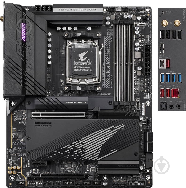 Материнская плата Gigabyte B650 AORUS PRO AX (Socket AM5, AMD B650, ATX) - фото 4
