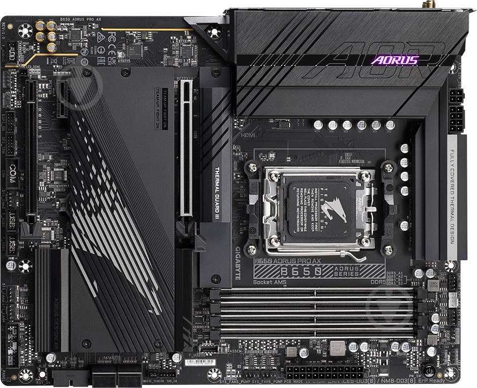Материнская плата Gigabyte B650 AORUS PRO AX (Socket AM5, AMD B650, ATX) - фото 5