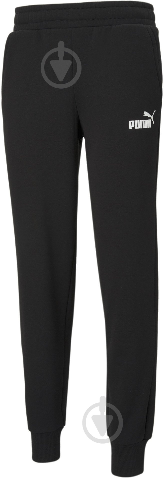 Брюки Puma ESS LOGO PANTS FL CL 58671401 р. S черный - фото 1