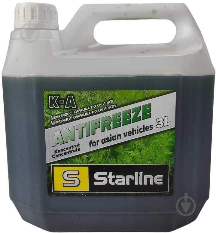 Антифриз STARLINE Japan-Korea Stand G11 концентрат 3 л зелений (NA KA-3) - фото 1