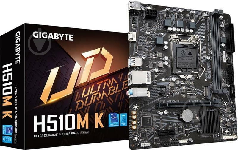 Материнская плата Gigabyte H510M K (Socket 1200, Intel H510, micro ATX) - фото 5