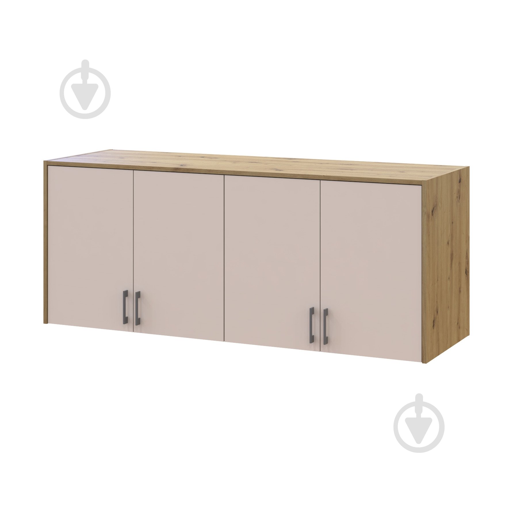 Шкаф верхний Doros Антресоль Высокая 4ДСП 650х1600х520 мм дуб артизан / кашемир - фото 1 Шкаф верхний Doros Антресоль Высокая 4ДСП 650х1600х520 мм дуб артизан / кашемир - фото 1