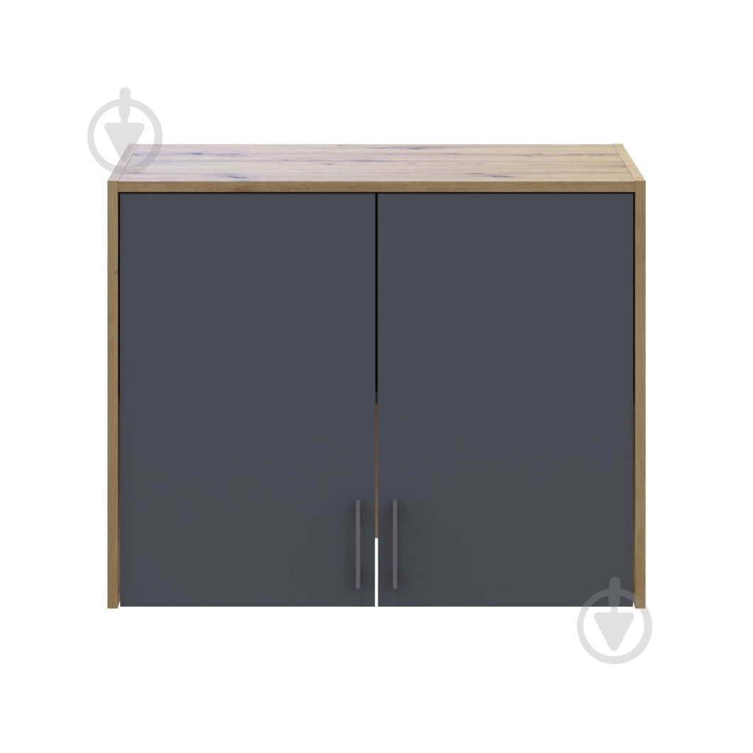 Шафа верхня Doros Антресоль Висока 2ДСП 650х820х520 мм дуб артізан / графіт - фото 4 Шафа верхня Doros Антресоль Висока 2ДСП 650х820х520 мм дуб артізан / графіт - фото 4