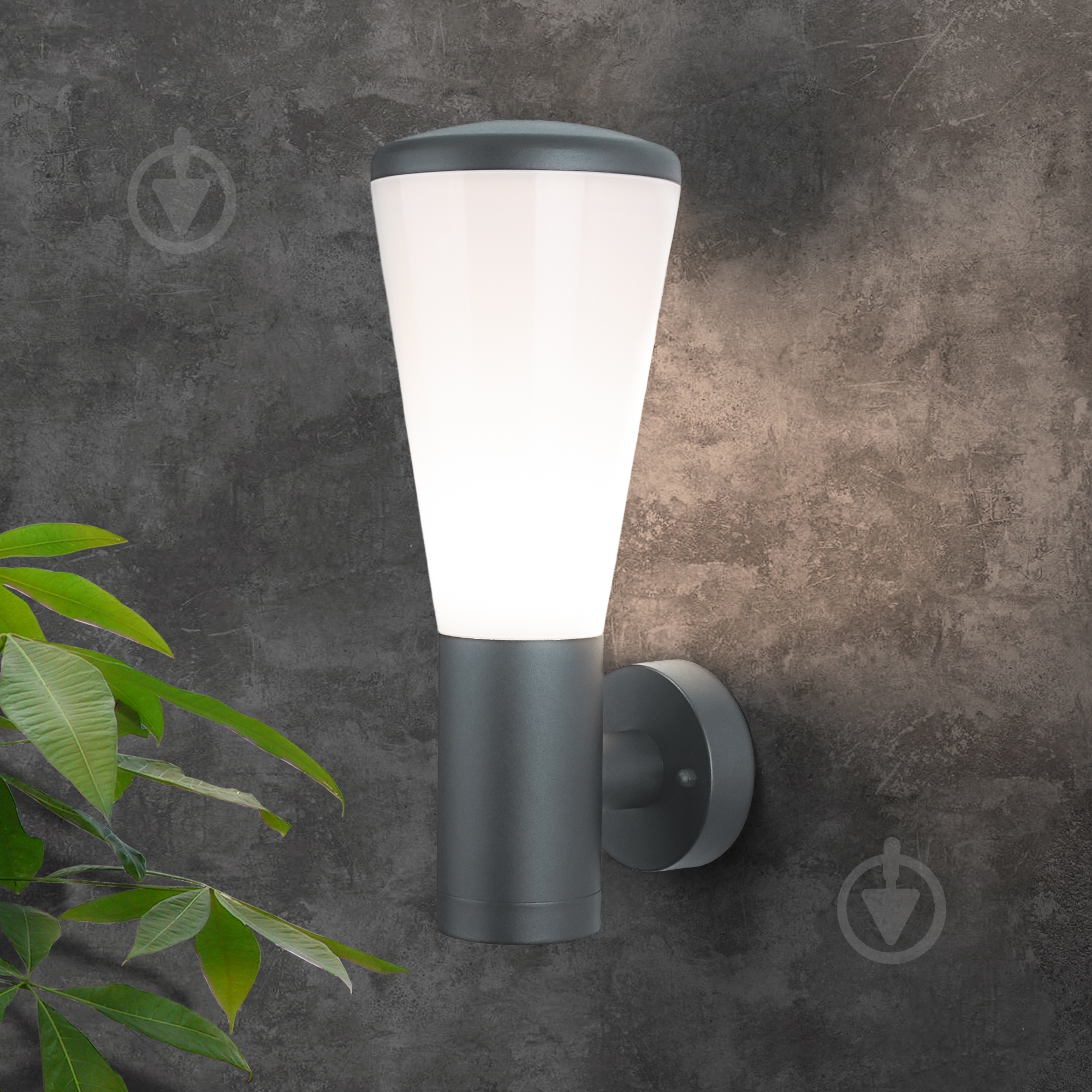 Світильник консольний Strotskis 60 Вт сірий 1416 TECHNO (сірий) - фото 3