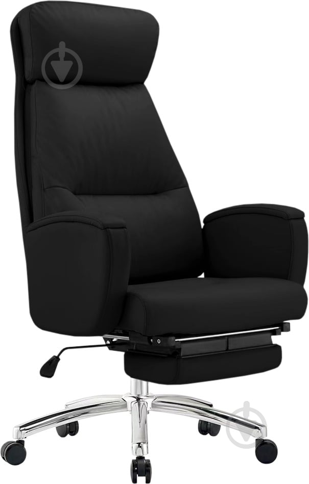 Кресло офисное GT Racer B-6657A черный - фото 4