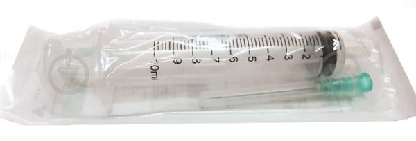 Шприц инъекционный MP MedPlast гиподермальный, 3-компонентный, 10 мл 21G стерильный 1 шт./уп. - фото 1
